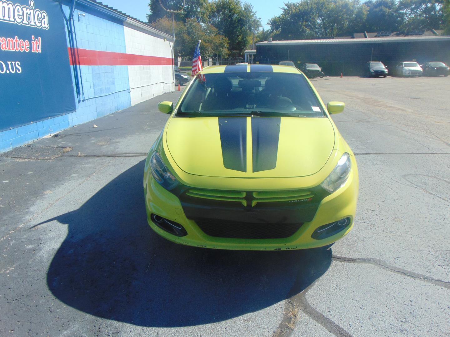 2013 Yellow Dodge Dart (1C3CDFBHXDD) with an 4-CYL Tigershark 2.0L engine, Manual, 6-Spd transmission, located at 2105 Dixie Hwy, Louisville, KY, 40210, (502) 772-3333, 38.220932, -85.795441 - Unable to interpret response, please check raw response - Photo#2